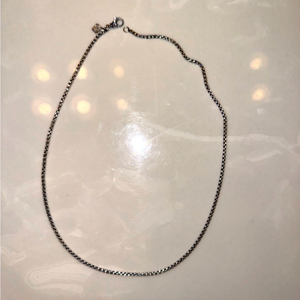 Authentic David yurman 20in box chain